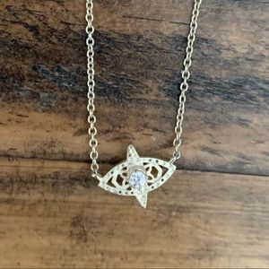 NWOT - Kendra Scott Gold Diamond Chain Necklace